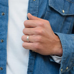 טבעת דופק הלב לזוגות - טבעת לגבר ולאישה